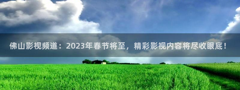 51视频国产在线：佛山影视频道：2023年春节将至，精彩影视内容将尽收眼底！