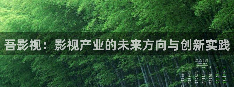 51视频免费在线观看：吾影视：影视产业的未来方向与创新实践